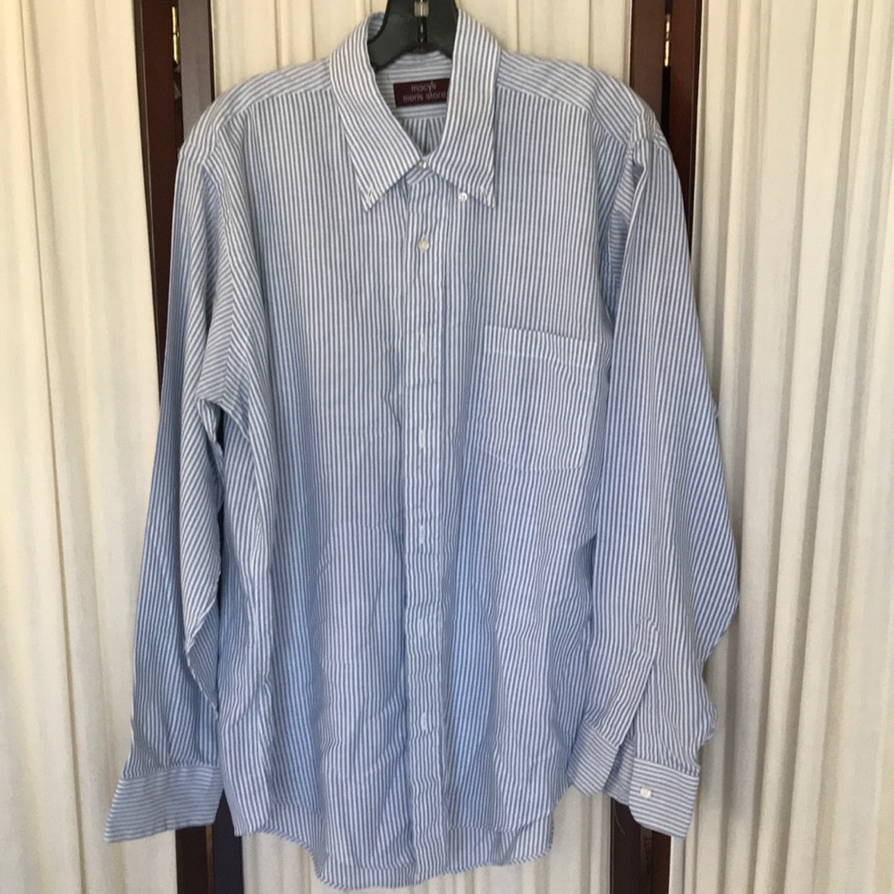 Macy’s men’s store long sleeve shirt Sz M